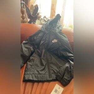 Nike Black Windbreaker Jackets X3
